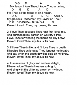 My Jesus, I Love Thee (Hymn) Darlene Zschech