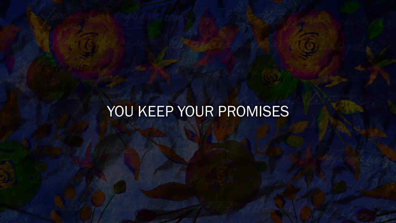 You Keep Your Promises (Charity Gayle)